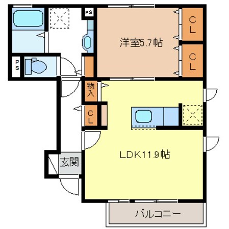 グレイシアの物件間取画像